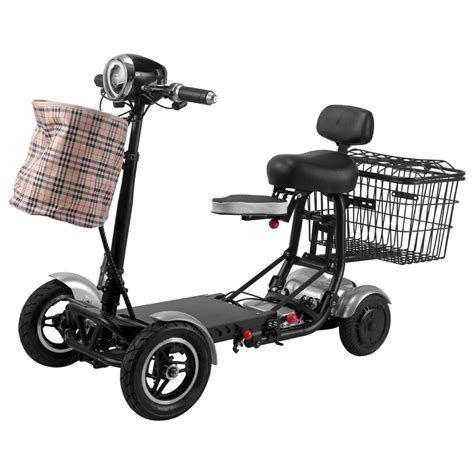 Foldable Lightweight Mobility Scooters for Seniors, Folding Electric Wheelchair Scooter, Medical ...