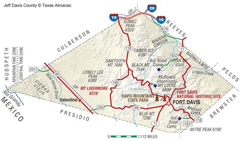 Fort Davis Texas Map - Printable Maps