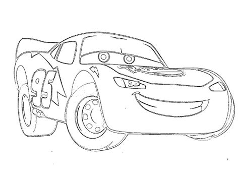 Lightning McQueen Coloring Pages Free | ColoringMe.com