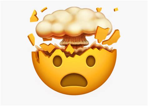 Head Exploding Emoji , Free Transparent Clipart - ClipartKey