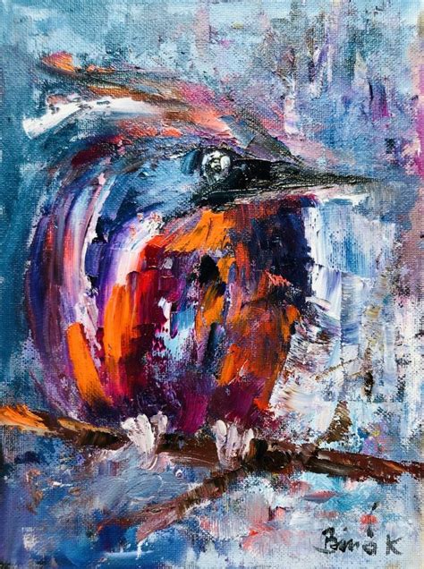 Abstract bird 0515 Painting by Konrad Biro | Saatchi Art