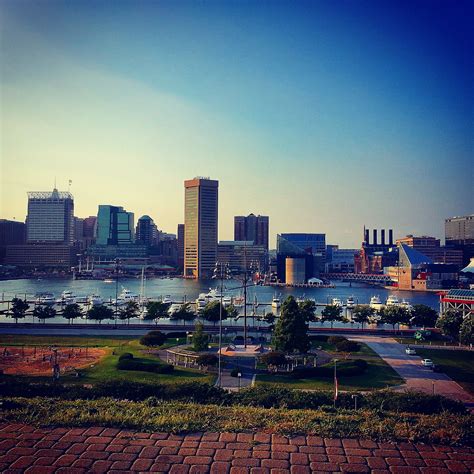 View of Baltimore Harbor atop Fort Mchenry. One of favorite places in that city | San francisco ...