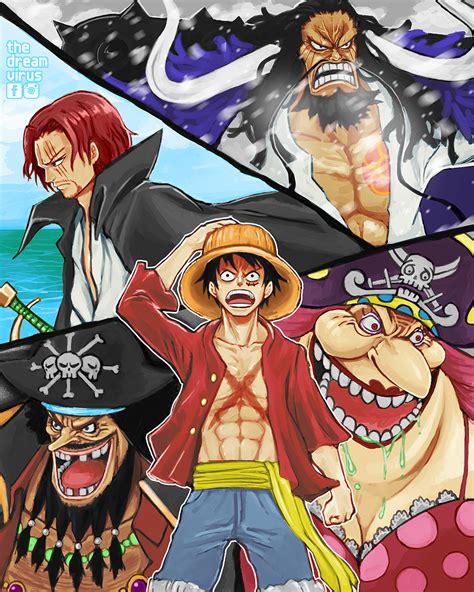 The Yonko (Four Emperors) Saga (con imágenes) | Luffy, Piratas, One piece