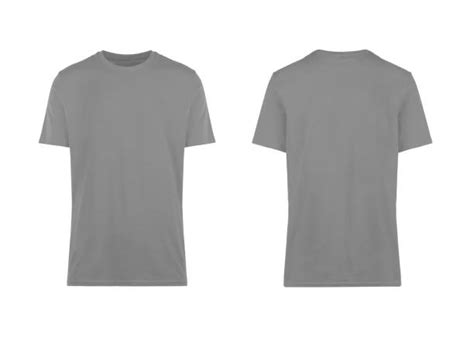 Gray Tshirt Back Stock Photos, Pictures & Royalty-Free Images - iStock