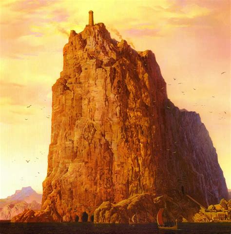 Casterly Rock by Ted Nasmith Valar Morghulis, Valar Dohaeris, Casas ...