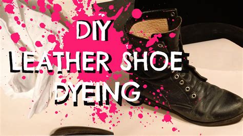 How to Dye Old Leather Boots - YouTube