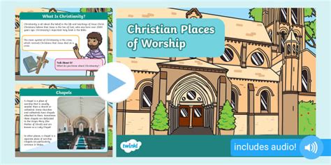 KS1 Christian Places of Worship PowerPoint (teacher made)