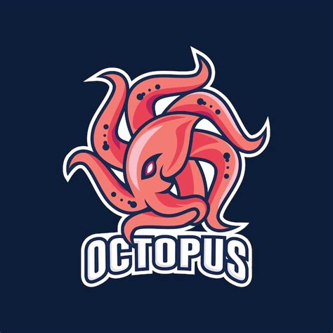 Premium Vector | Octopus sports mascot logo