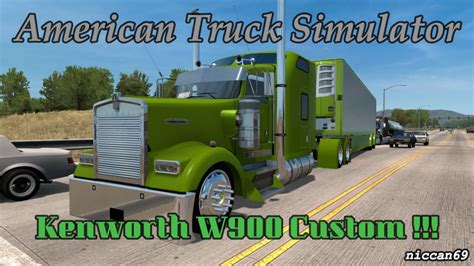 ATS/[FR]/ Kenworth W900 Custom !!! - YouTube