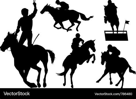 Horse racing Royalty Free Vector Image - VectorStock