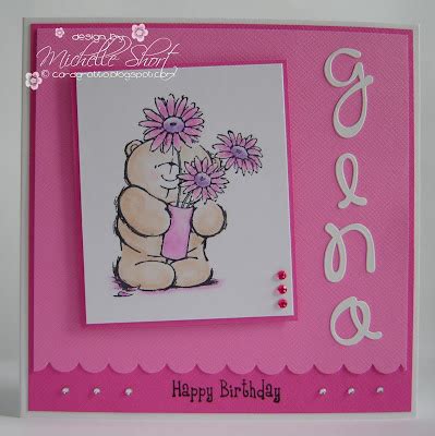 The Card Grotto: Happy Birthday Gina