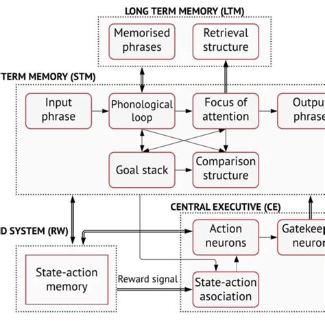 | The cognitive architecture (courtesy of Golosio et al., 2015). | Download Scientific Diagram