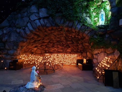 [Free Friday] I had the Notre Dame Grotto all to myself at dawn ...