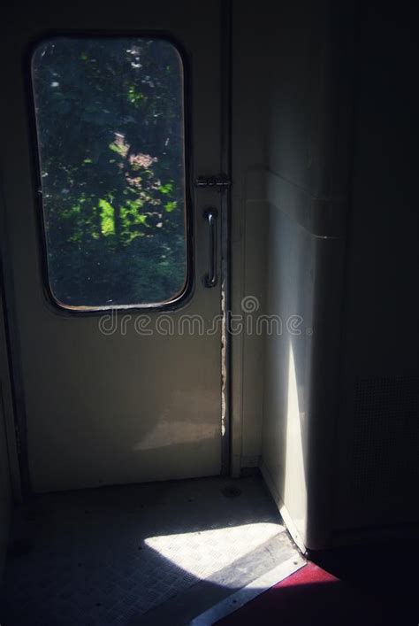 Interior and Facilities of Indonesian Intercity Train Stock Image ...