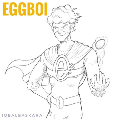 Art by @iqbalbaskara | Egg Boy | Know Your Meme