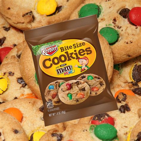 Keebler M&M Bitesize Cookies 45g American Snacks USA Sweets | Etsy