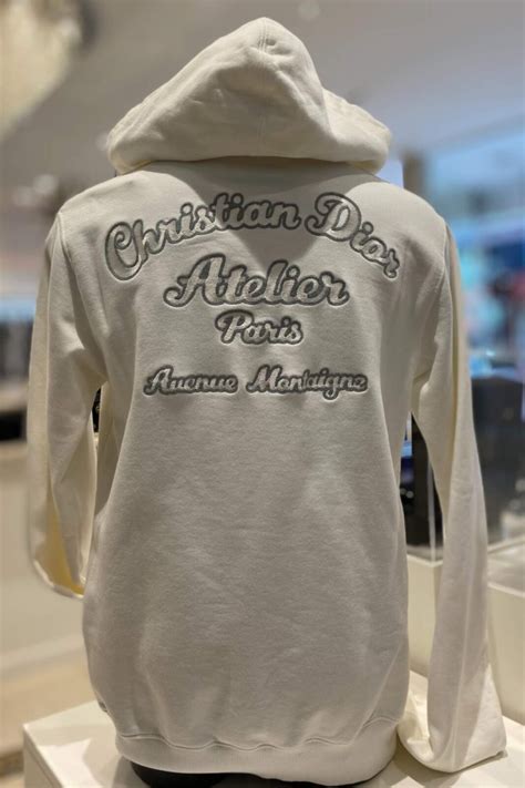 Dior hoodie 'CHRISTIAN DIOR ATELIER' white - JAGUAR LUXURY FASHION