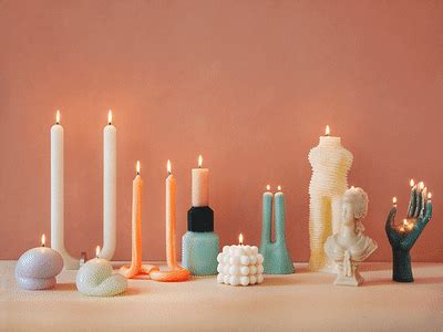 candle pastel blob – Google-Suche | Candles, Candle shapes, Funky candles