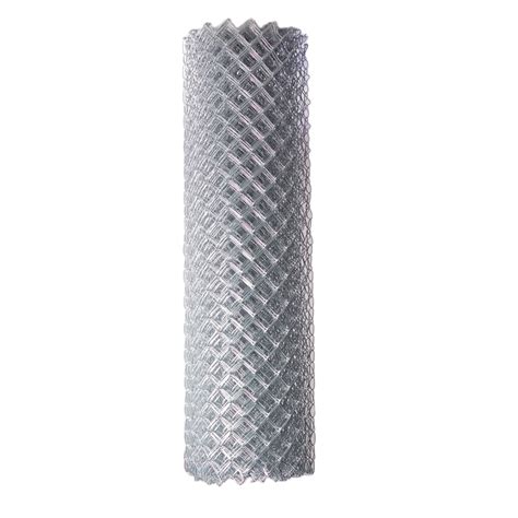 (Actual: 50-ft x 10-ft) Galvanized Steel Chain-link Fence Fabric at ...