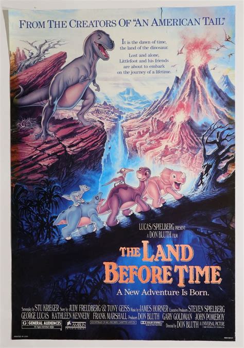 The Land Before Time movie poster | Movie posters, Land before time ...