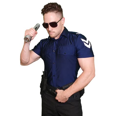 Police/Navy Officer - Uniform Costume Shirt - MSA