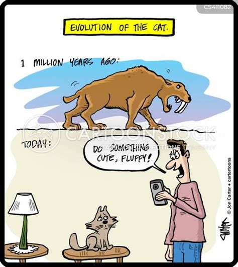 Saber Tooth Tiger Cartoons and Comics - funny pictures from CartoonStock