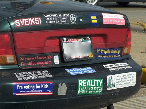 Pros and Cons of Putting Bumper Stickers On Your Car - The Tangential