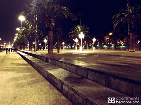 Barceloneta Beach at Night