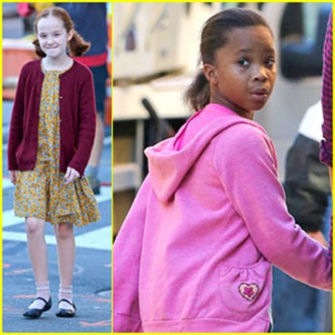 Quvenzhane Wallis: First Day on ‘Annie’! | Quvenzhane Wallis | Just Jared Jr.