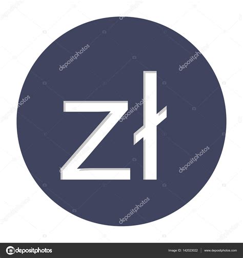 Polish zloty currency symbol icon Stock Vector by ©grgroupstock 142023022