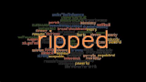 RIPPED: Synonyms and Related Words. What is Another Word for RIPPED ...