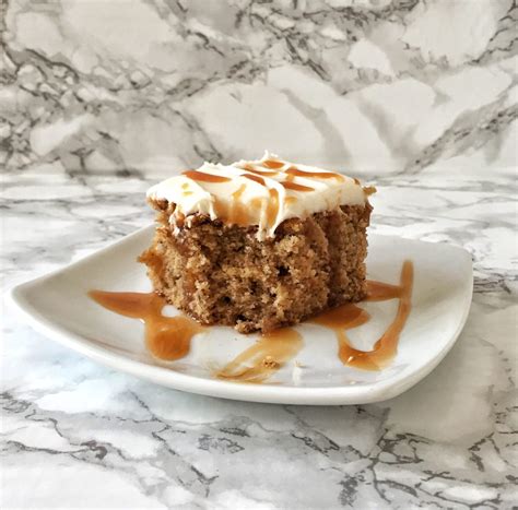 Bananas Foster Cake featuring Dollop Salted Caramel Frosting