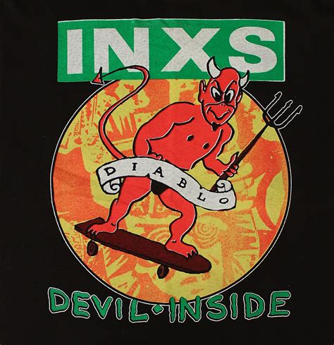 ViNtAgE 80's INXS // Devil Inside U.S. Tour T-Shirt — Hellhound Vintage