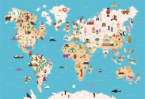 40 Creative Remakes of The World Map - Hongkiat