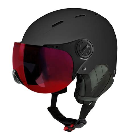 Sinner Typhoon Visor Ski Helmet (Matte Black) - Ski Helmets UK