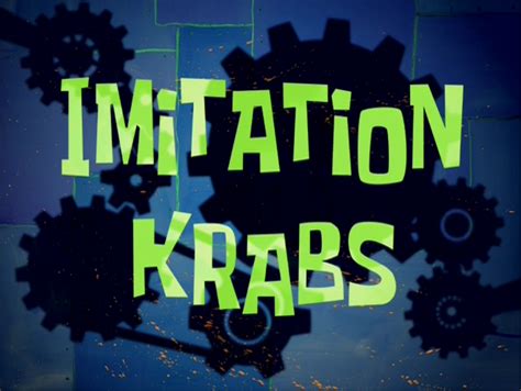 Imitation Krabs - Encyclopedia SpongeBobia - The SpongeBob SquarePants Wiki