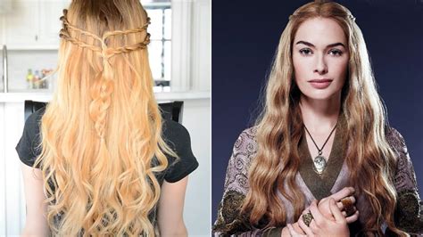 Hairstyle Tutorial: Game of Thrones Cersei Lannister Hair