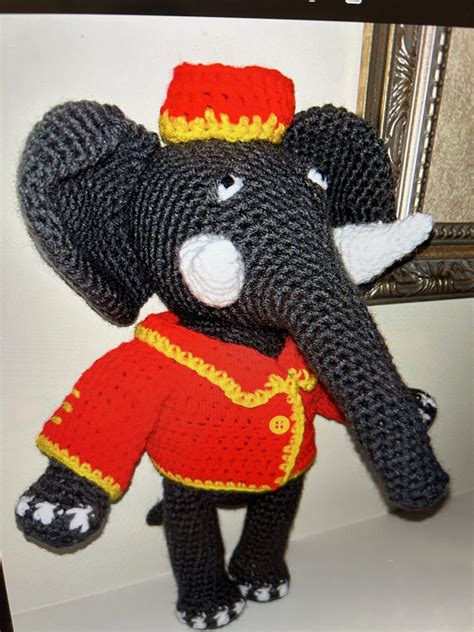 ELEPHANT - HORATIO IN ELEVATOR COSTUME - Nana's Crochet Shoppe