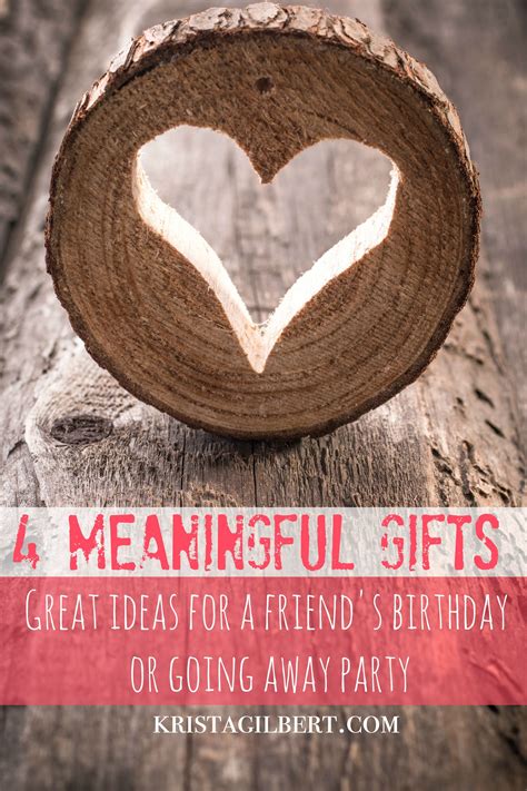 4 Meaningful Gifts for Friends - Krista Gilbert | Teenage girl gifts christmas, Meaningful gifts ...