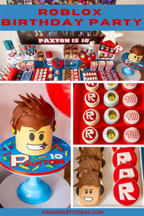 246 Best Roblox Birthday Party Ideas Images In 2020