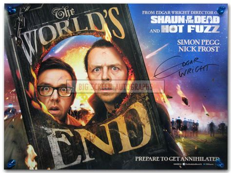 The World's End signed poster | Big Screen Autographs