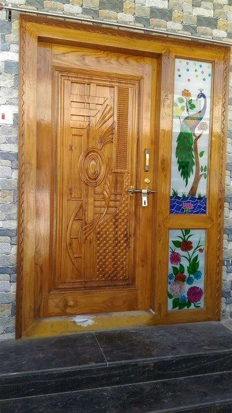 Main Door Design Wood And Glass - Glass Door Ideas