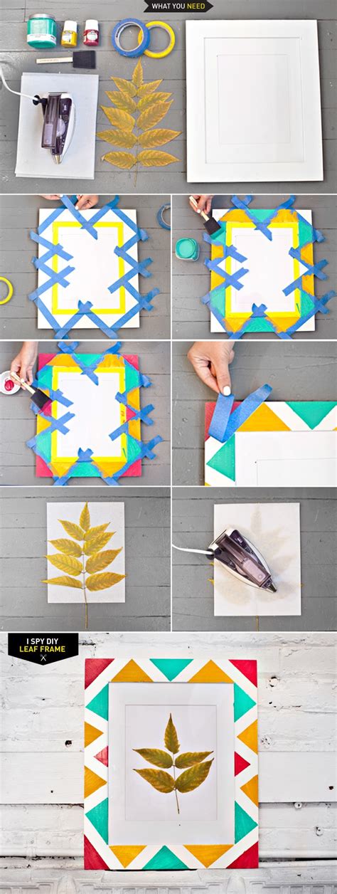 LEAF FRAME DIY - Lets Do Our D-I-Y