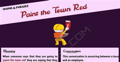 Paint the Town Red | What Does this Useful Idiomatic Term Mean? • 7ESL