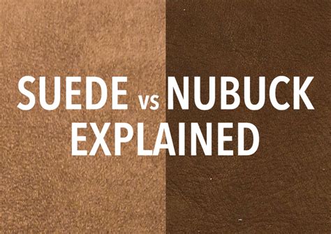 Suede vs Nubuck - Differences Explained - ShoeStores