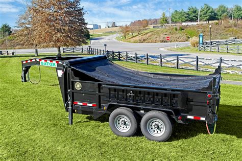 Heavy-Duty, Professional Grade Gooseneck Dump Trailer - Gatormade