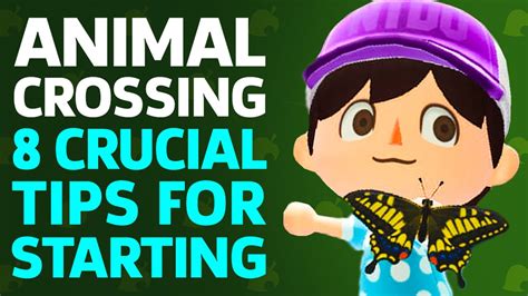 8 Crucial Tips For Starting Animal Crossing: New Horizons - YouTube