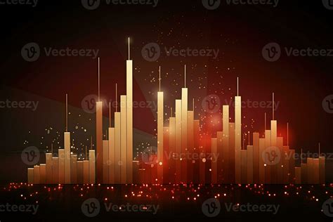 abstract background with a bar graph. Generative AI 30598376 Stock Photo at Vecteezy