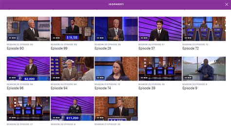 Hulu has added episodes of Jeopardy from years past in their "The Best ...