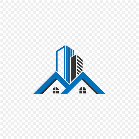 Real Estate Symbols Clipart Vector, Real Estate Logo Design, Agency, Architect, Build PNG Image ...
